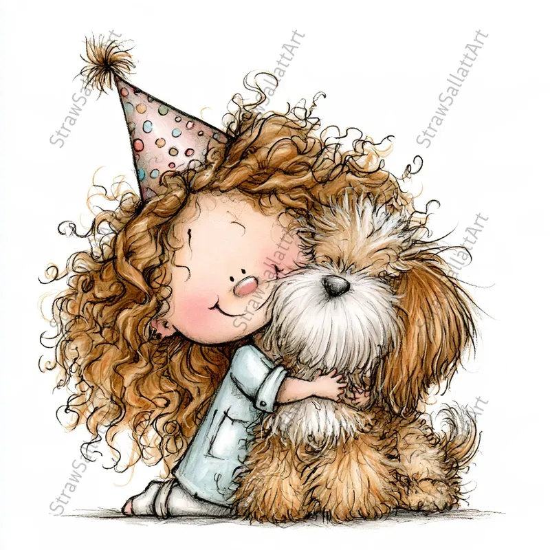Quirky Happy Birthday Clipart Characters