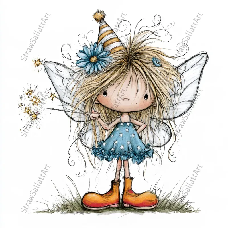Quirky Happy Birthday Clipart Characters