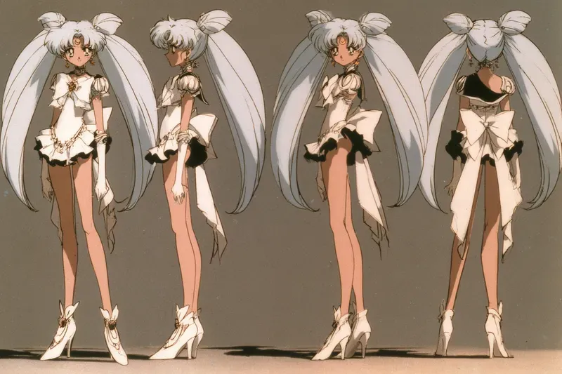 Retro 1990s Magical Girl Character Sheets