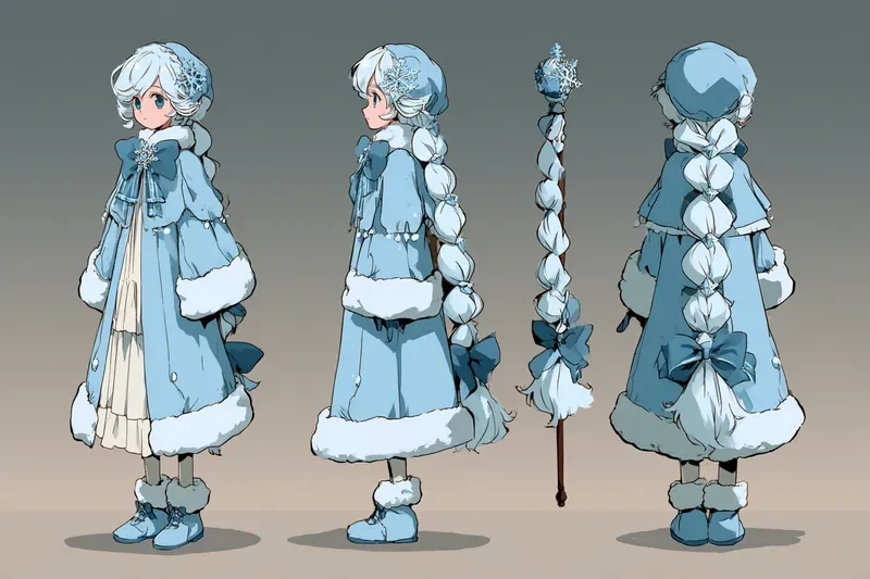 Retro 1990s Magical Girl Character Sheets