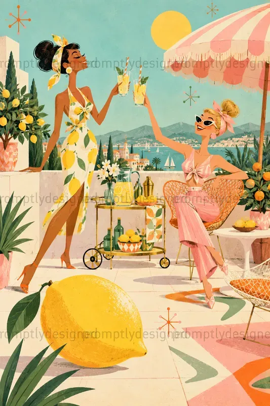 Quirky Mid Century Illustrations