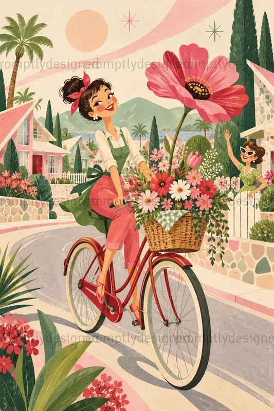 Quirky Mid Century Illustrations