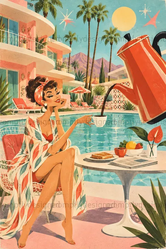 Quirky Mid Century Illustrations