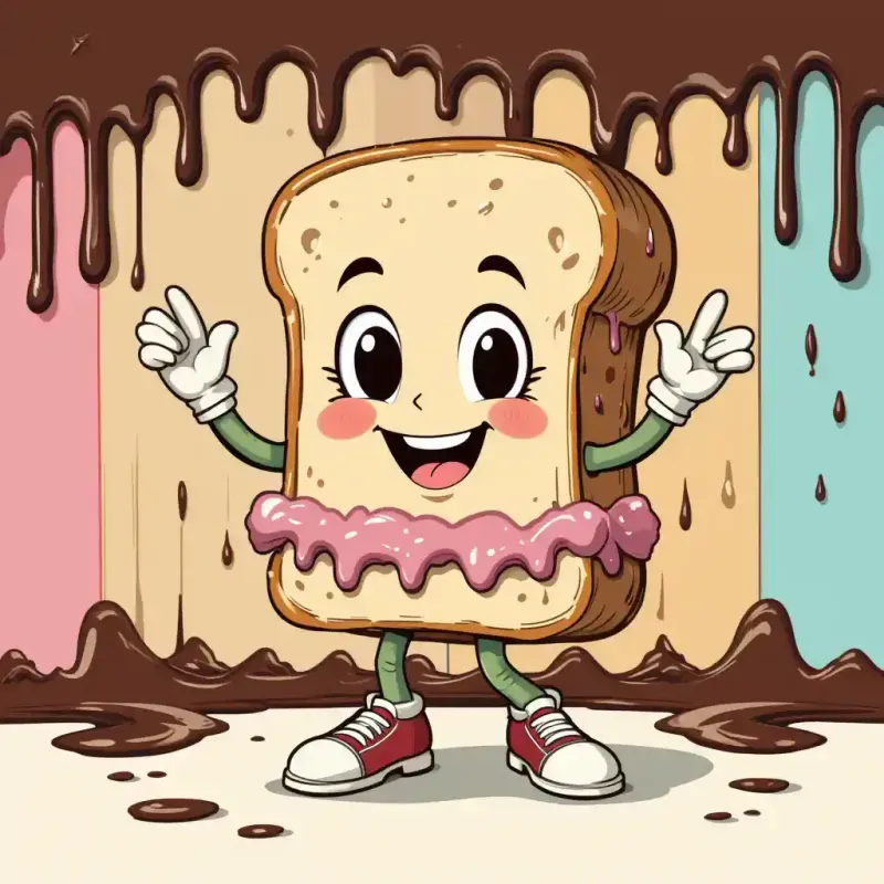 Rubber Hose Cartoon Food Characters