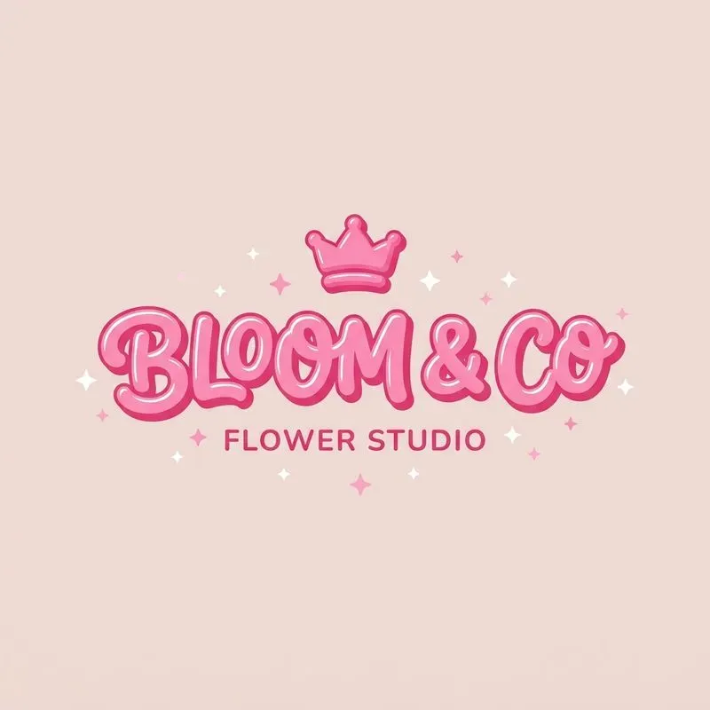 Puffy Bubble Sparkle Logo Packs