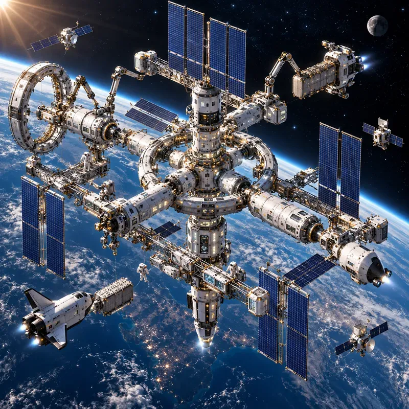 3D Space Mission Worlds