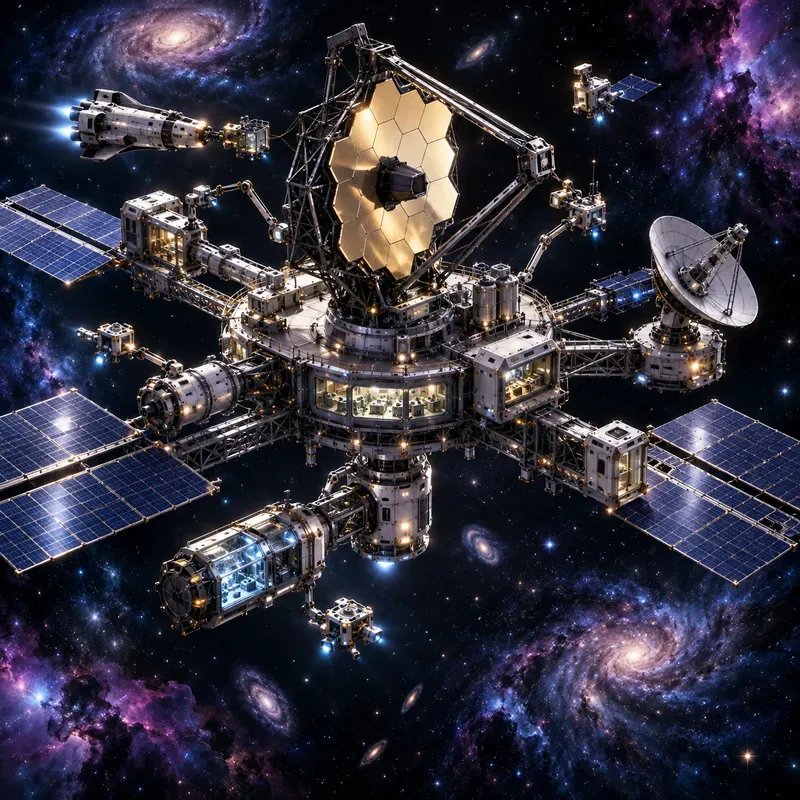 3D Space Mission Worlds