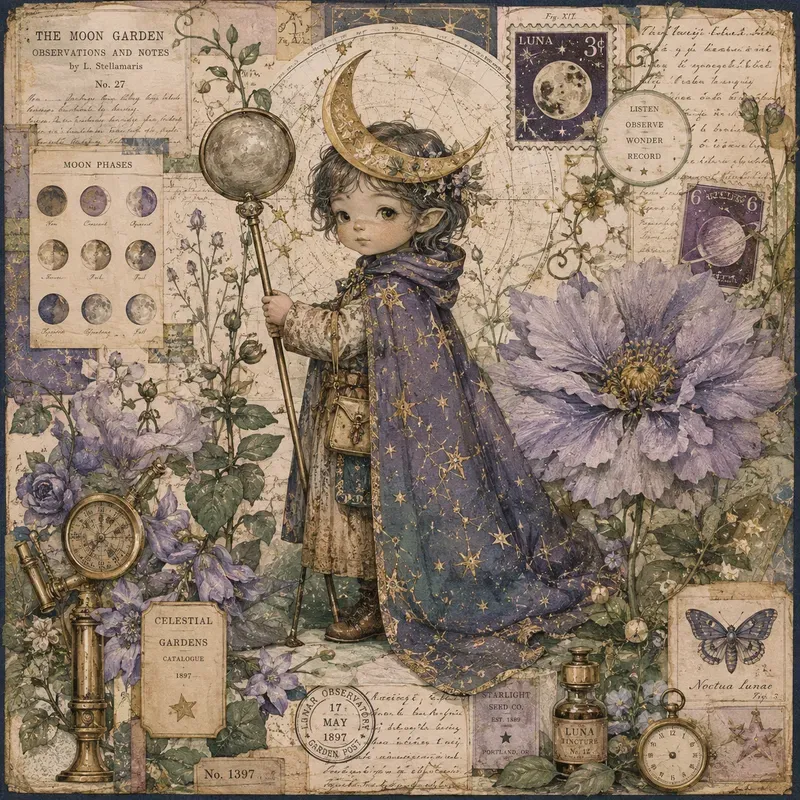 Whimsical Vintage Storybook Characters