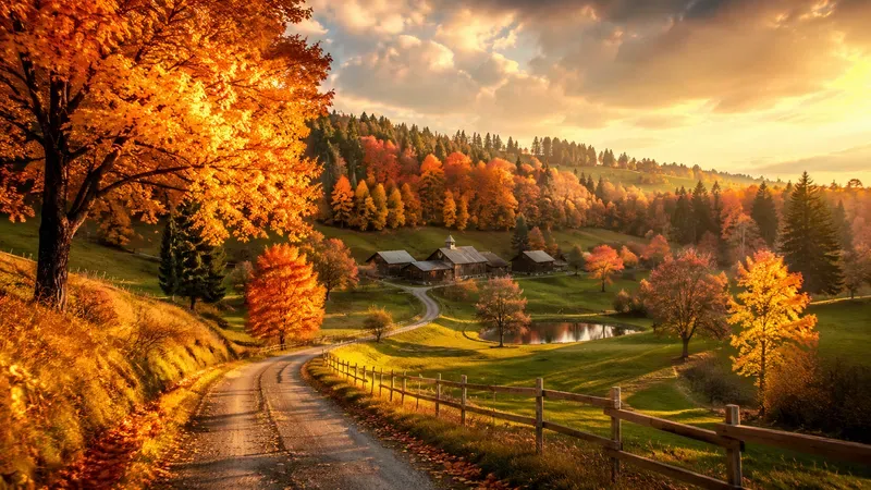 Golden Autumn Landscapes