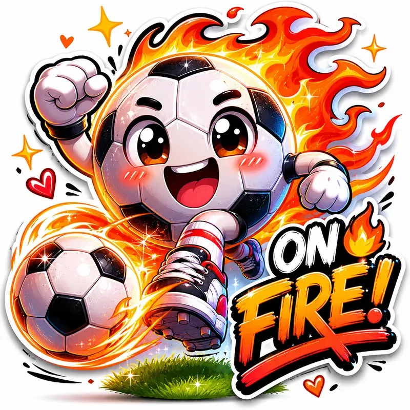 Cute Kawaii Fire Mascots