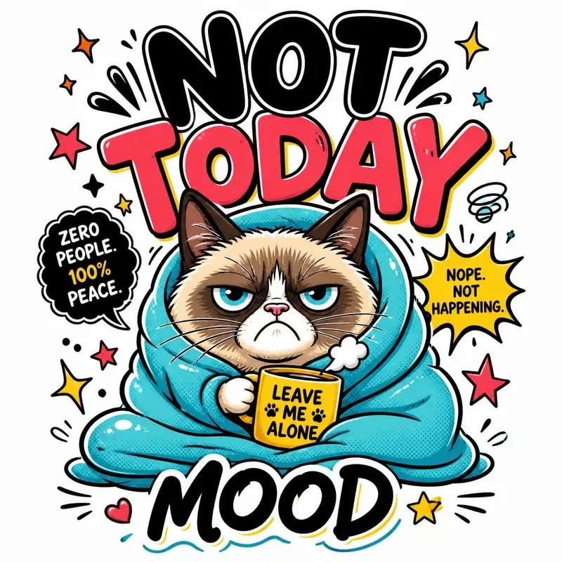 Funny Cartoon Quote Tshirt Designs