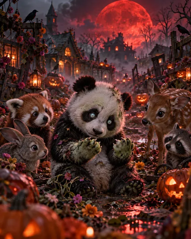 Hyperrealistic Baby Animal Zombie Infects