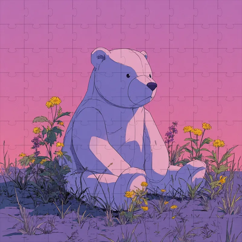 Anime Lofi Pastel Line Illustrations