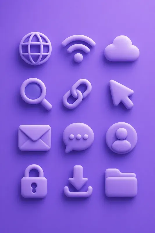 Modern 3D Icon Collection Sets