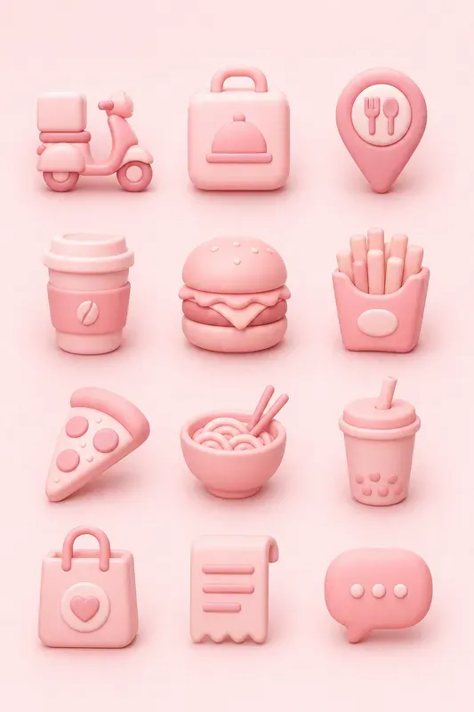 Modern 3D Icon Collection Sets
