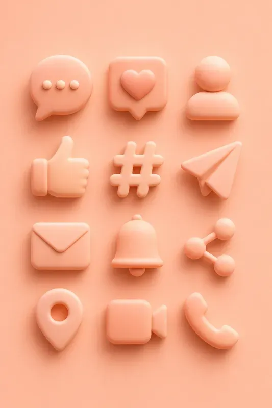 Modern 3D Icon Collection Sets
