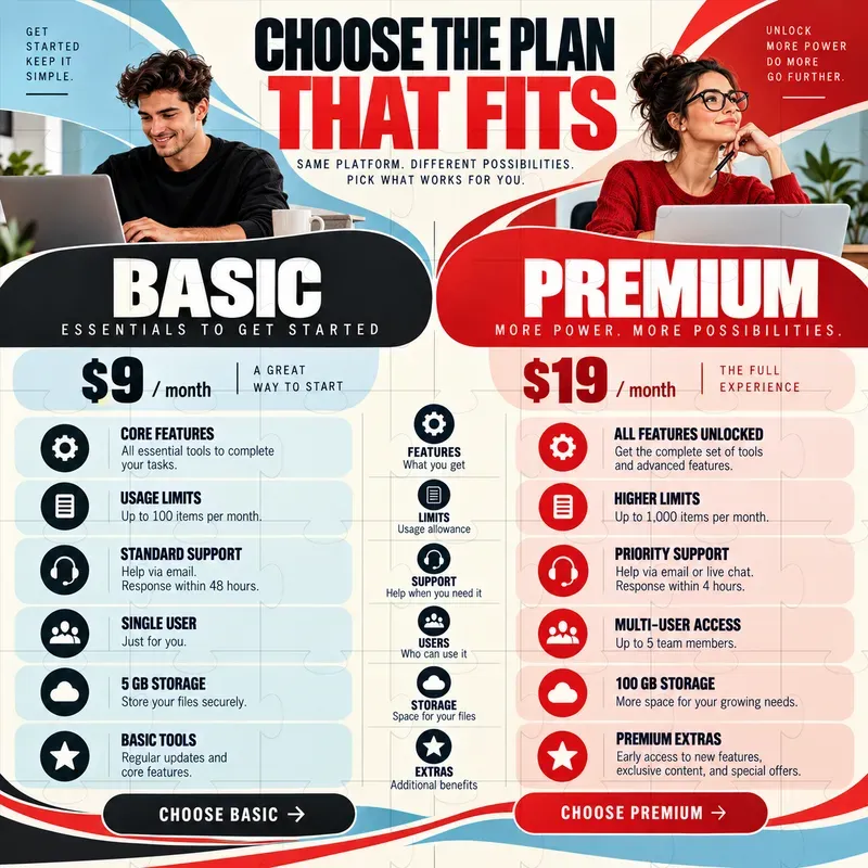 Streamline Choice Comparisons