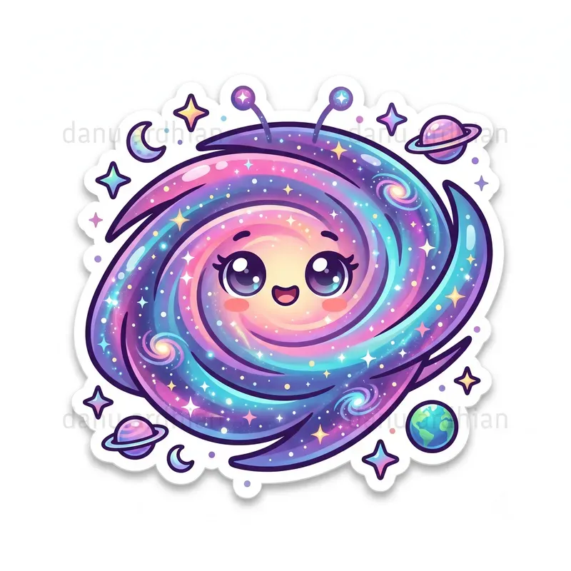 Cute Galaxy Sticker Packs