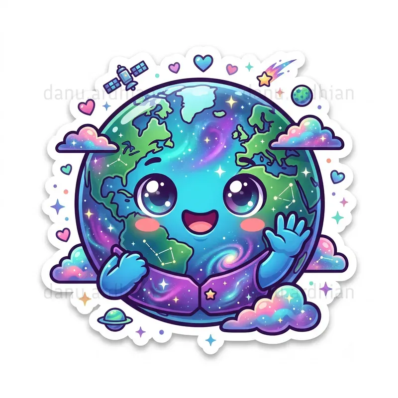 Cute Galaxy Sticker Packs