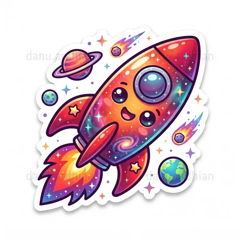 Cute Galaxy Sticker Packs