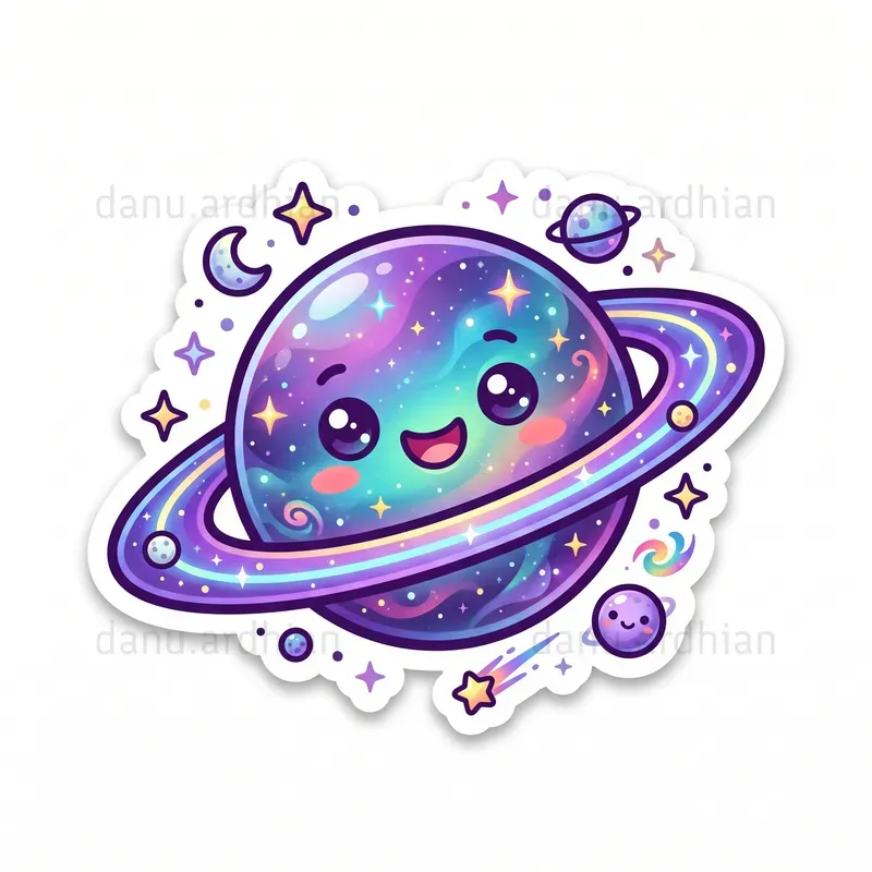 Cute Galaxy Sticker Packs