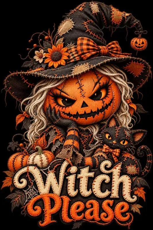 Creepy Stitched Halloween Tshirts