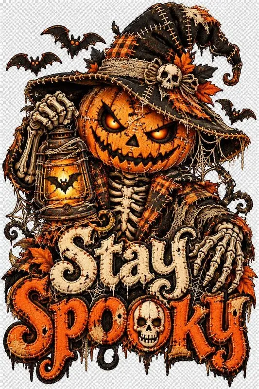 Creepy Stitched Halloween Tshirts