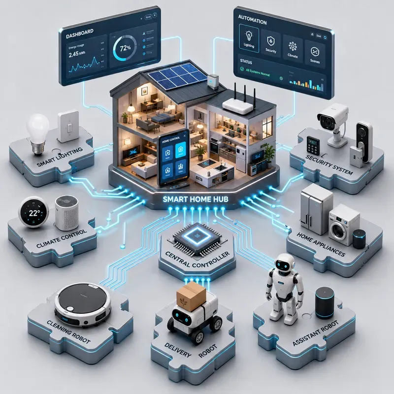 3D Isometric Tech Infographics