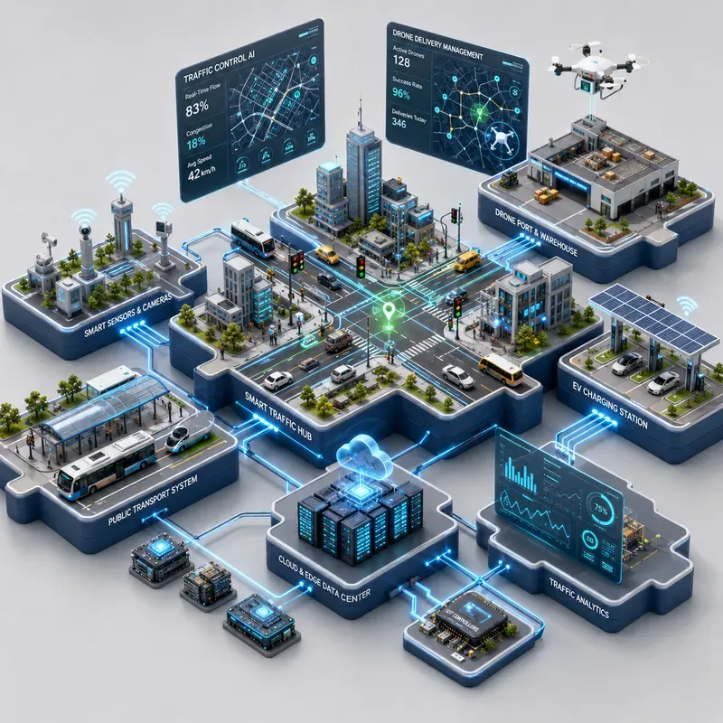3D Isometric Tech Infographics