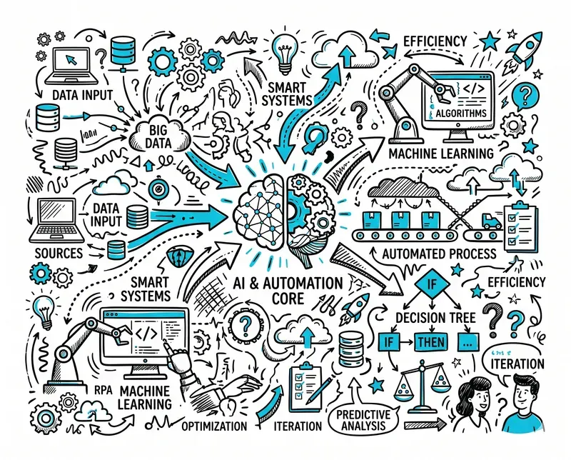 Abstract Mind Map Doodles