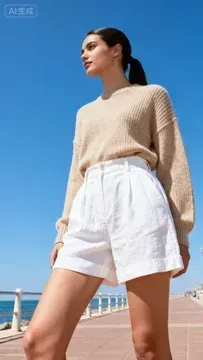 Photorealistic Lowangle Fashion Portraits