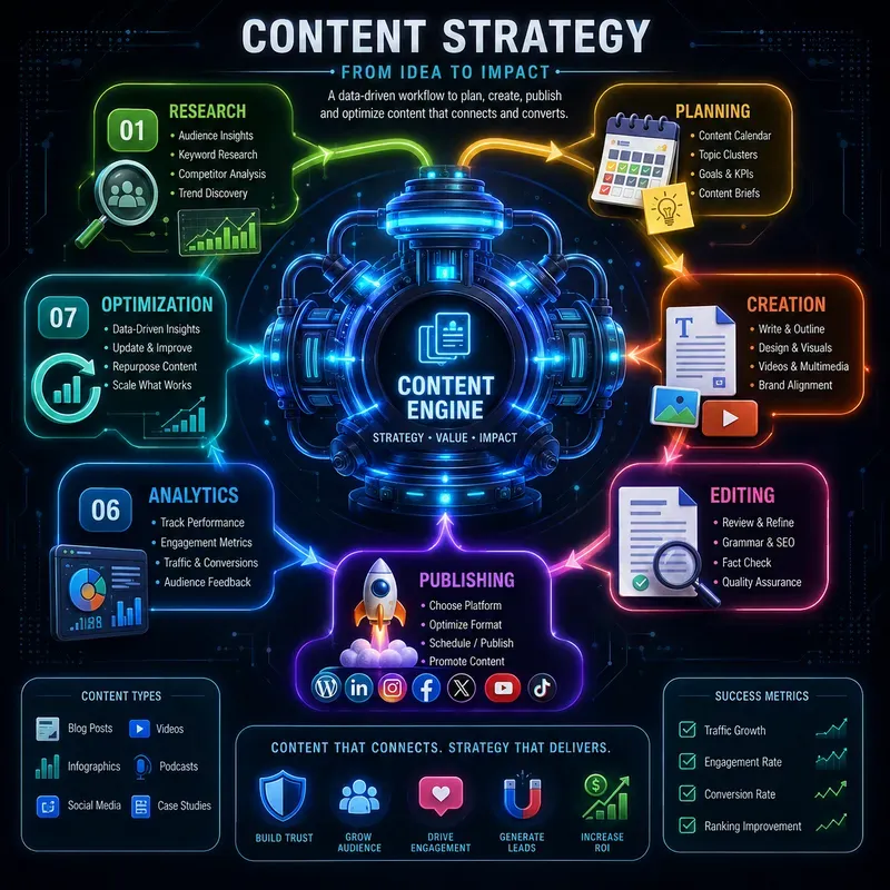 Neon Infographic Blueprints