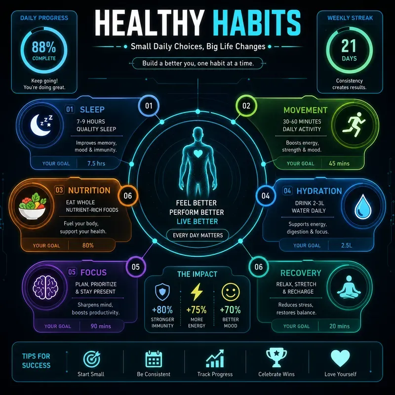 Neon Infographic Blueprints