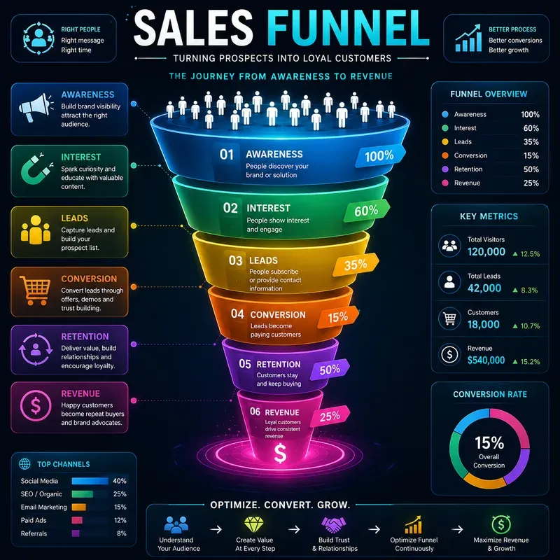 Neon Infographic Blueprints