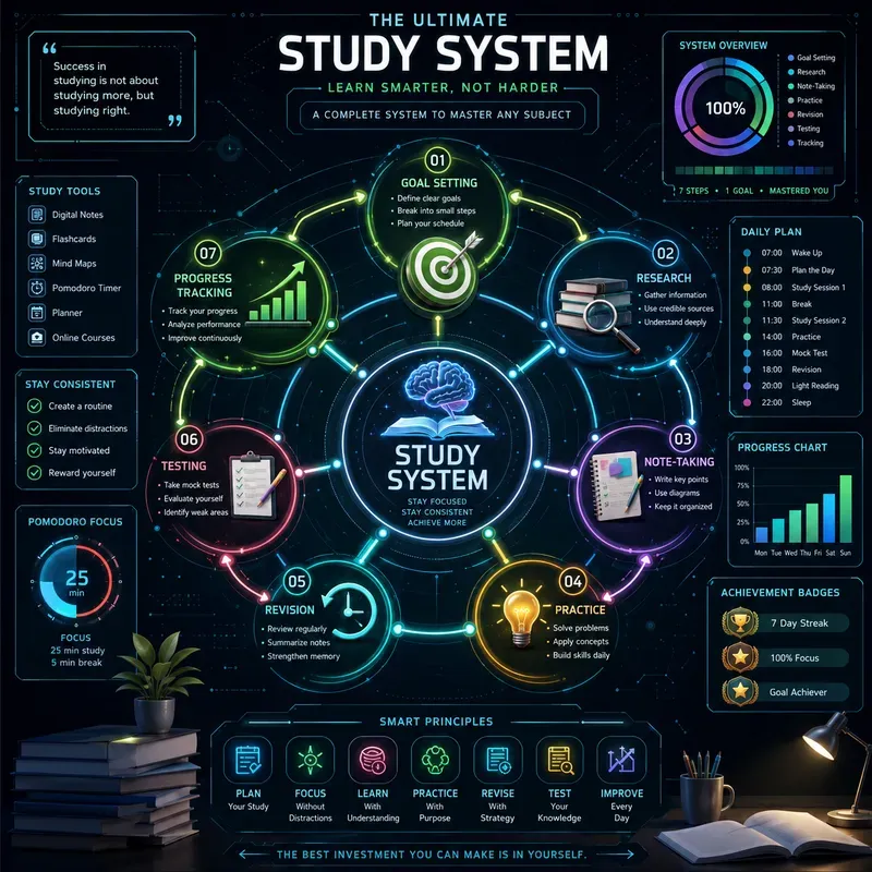 Neon Infographic Blueprints