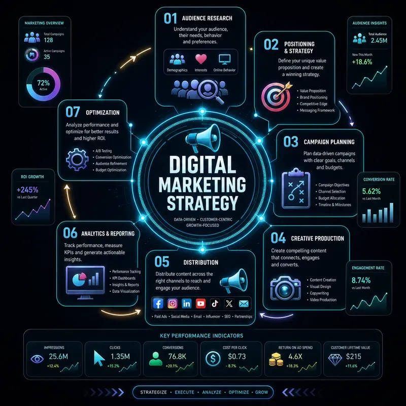 Neon Infographic Blueprints
