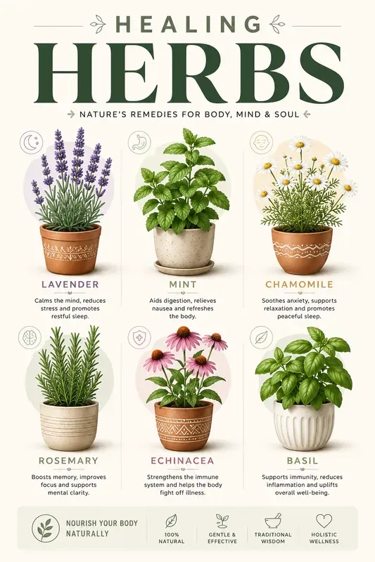 Botanical Plant Infographics