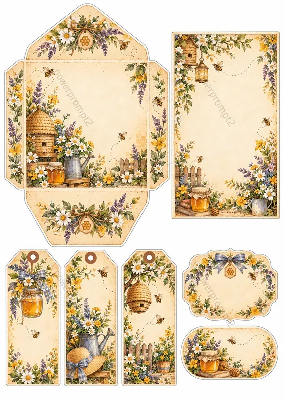 Vintage Printable Craft Kits