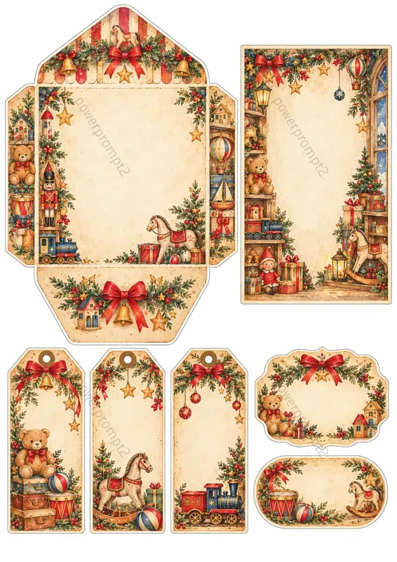 Vintage Printable Craft Kits