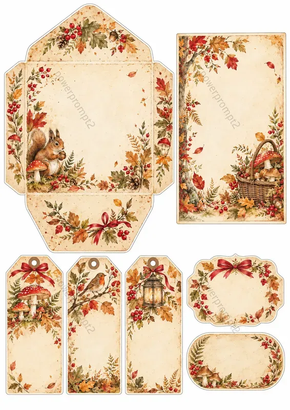 Vintage Printable Craft Kits