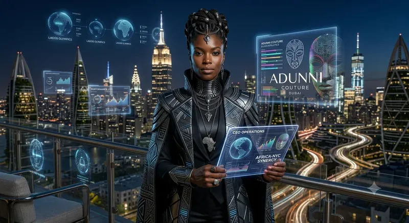 Luxury Afrofuturism Portrait Generator