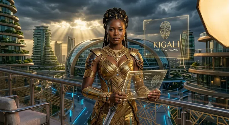 Luxury Afrofuturism Portrait Generator