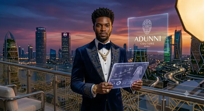 Luxury Afrofuturism Portrait Generator