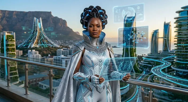 Luxury Afrofuturism Portrait Generator