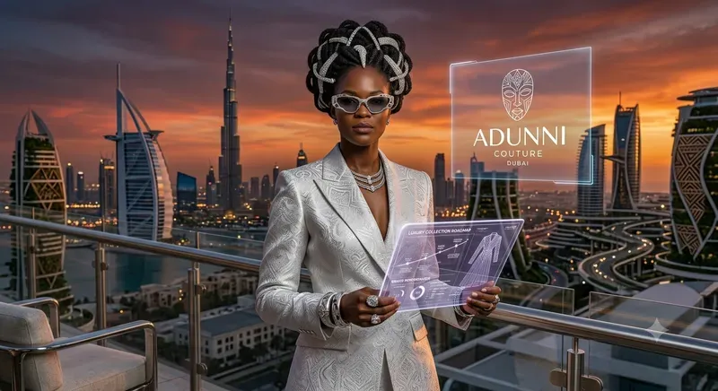 Luxury Afrofuturism Portrait Generator