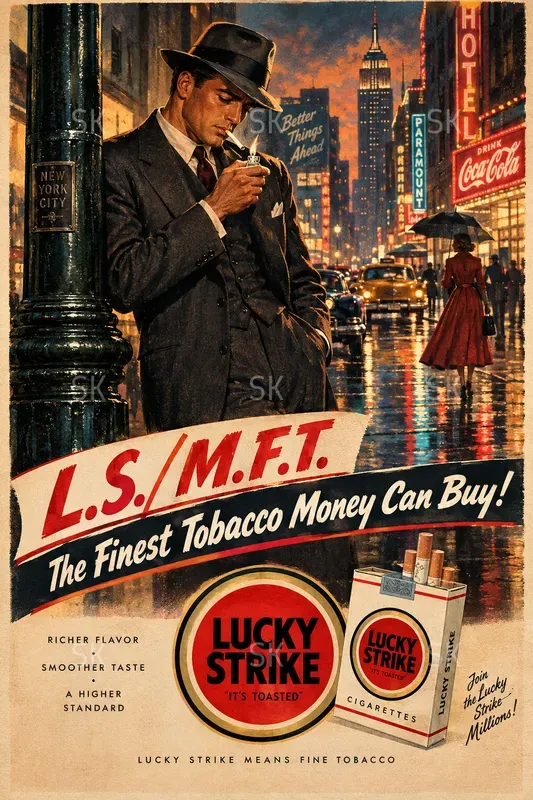 1950s Vintage Advertisement Posters