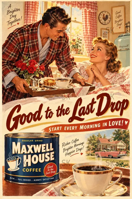 1950s Vintage Advertisement Posters