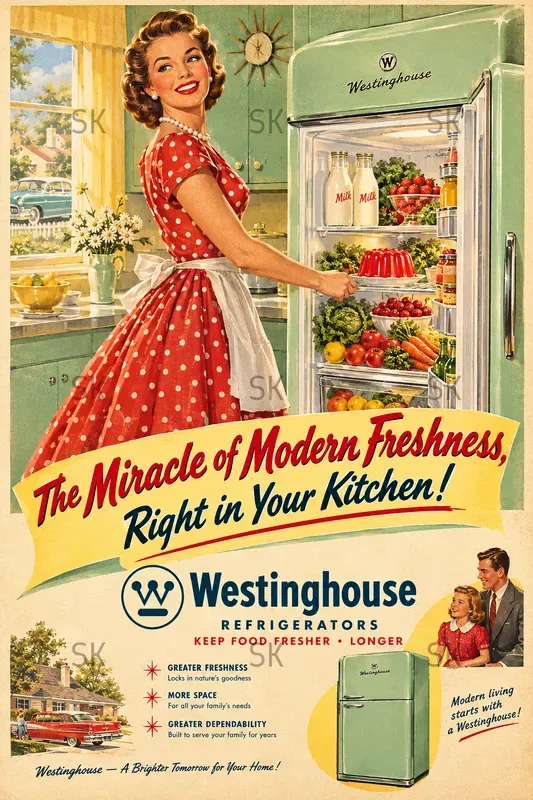 1950s Vintage Advertisement Posters