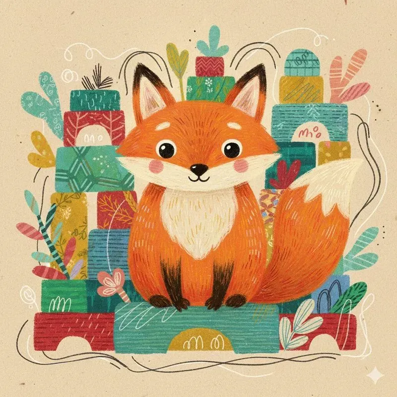 Whimsical Textured Characters