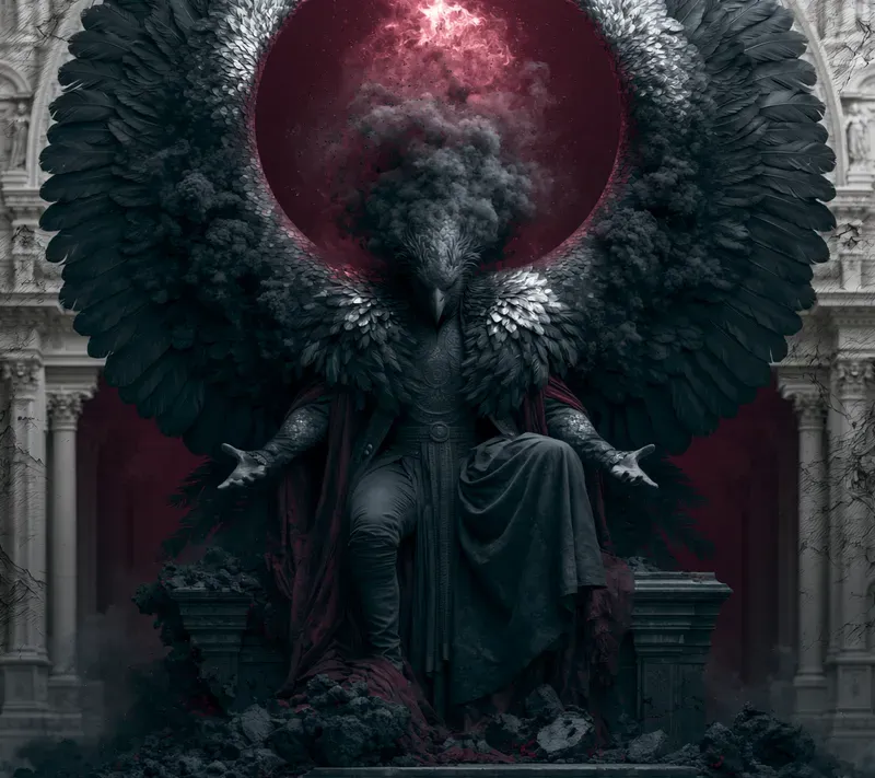 Dark Obsidian Fantasy Art
